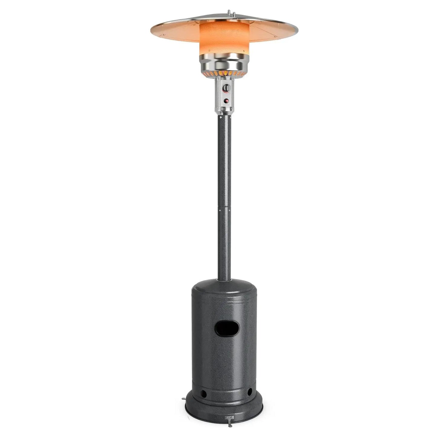 DirectDeals 50000 BTU propane patio heater with bronze top, tall standing LP gas heater on Tampa Home & Garden Store