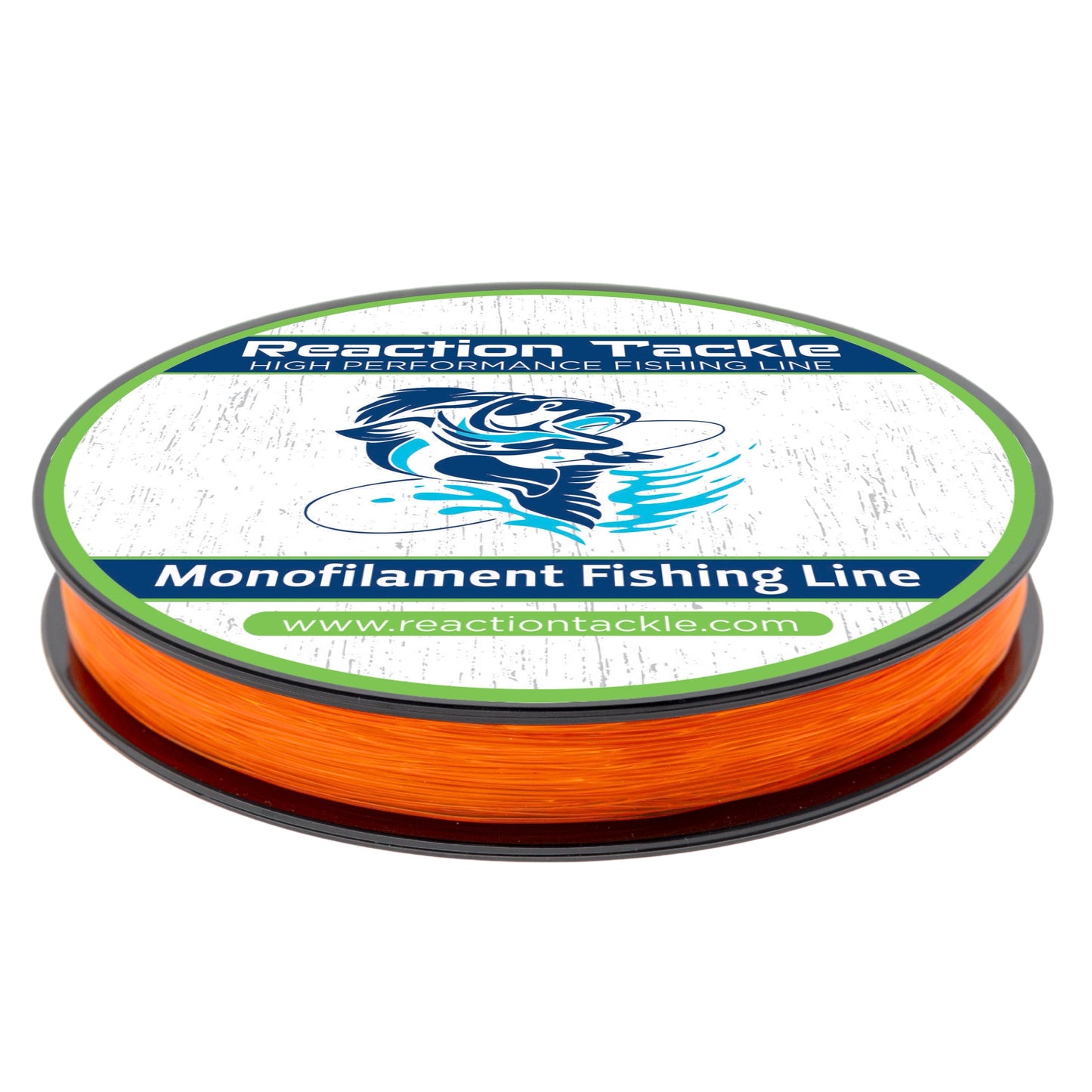 Nylon monofilament fishing line spool orange by Reaction Tackle, 350 yards on Tampa Home & Garden Store