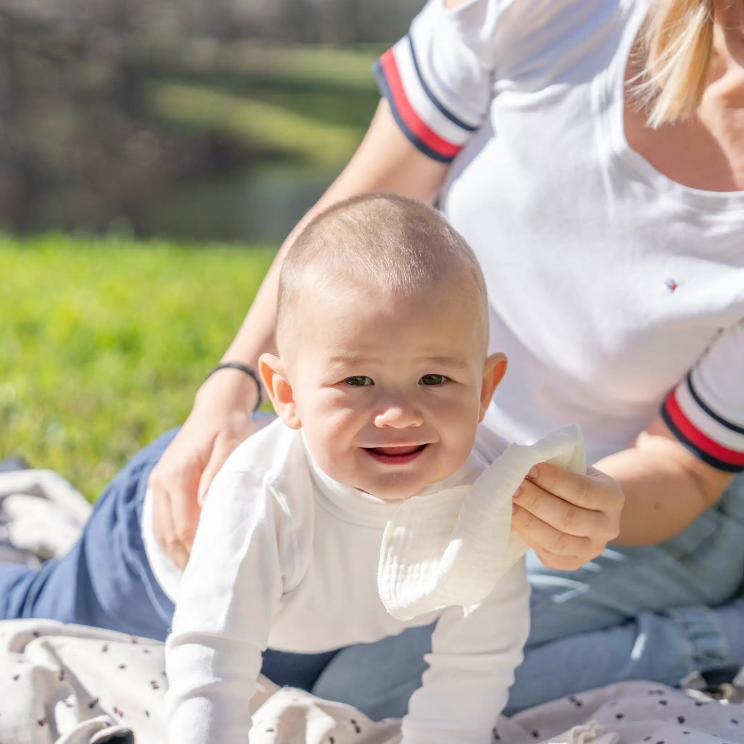 Reusable Baby Wipes Made From 100 Percent Cotton