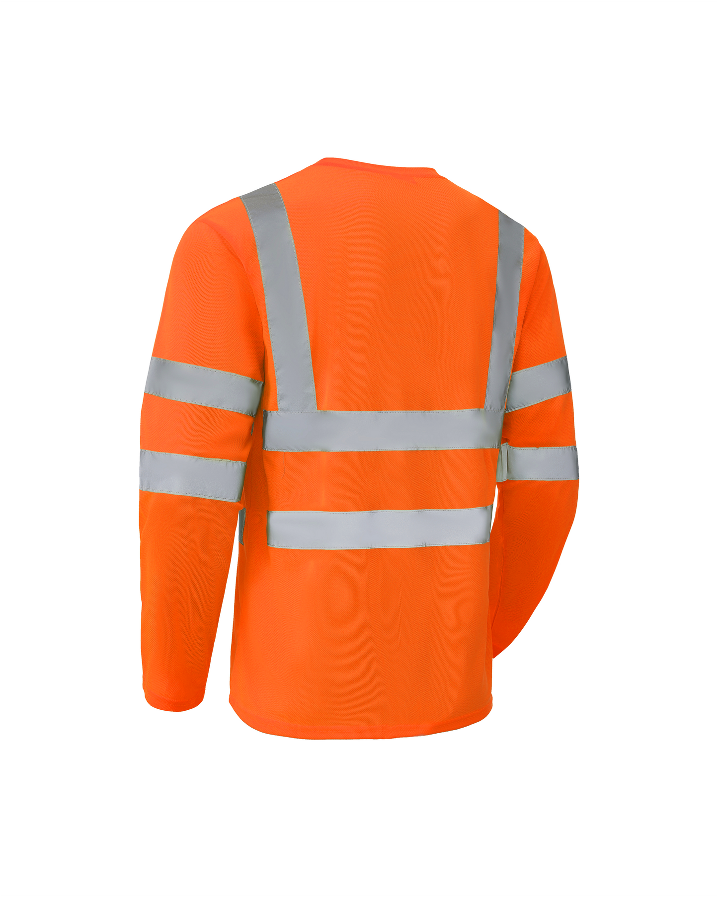 Ideal Club Orange High Visibility Type R Shirt long sleeve safety shirt with reflective bands on Tampa Home & Garden Store