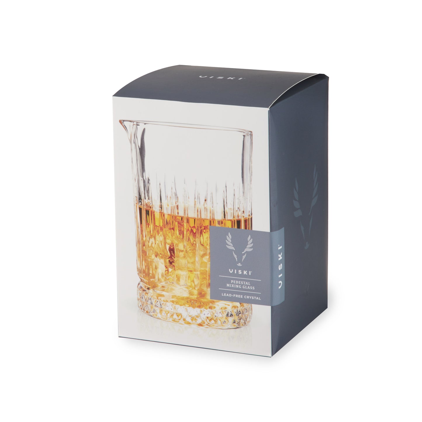 Professional Pedestal Crystal Mixing Glass