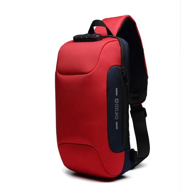 Ozuko Anti Theft Crossbody Bag For Men