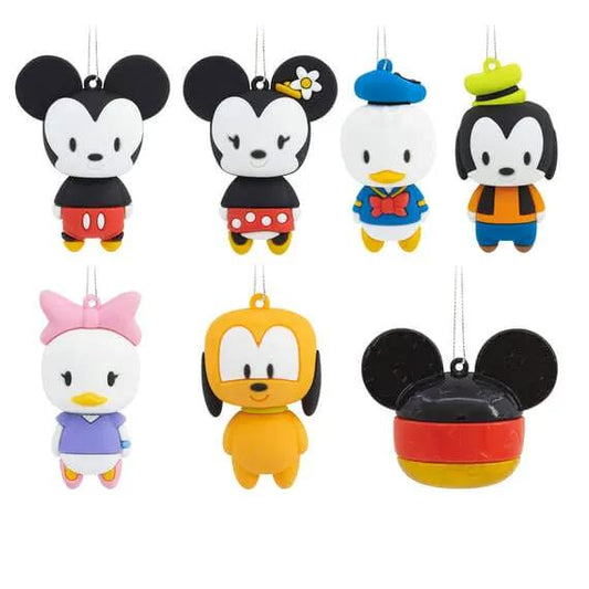 Mickey and Friends Mystery Ornament set: eight Disney licensed hanging Christmas ornaments on Tampa Home & Garden Store