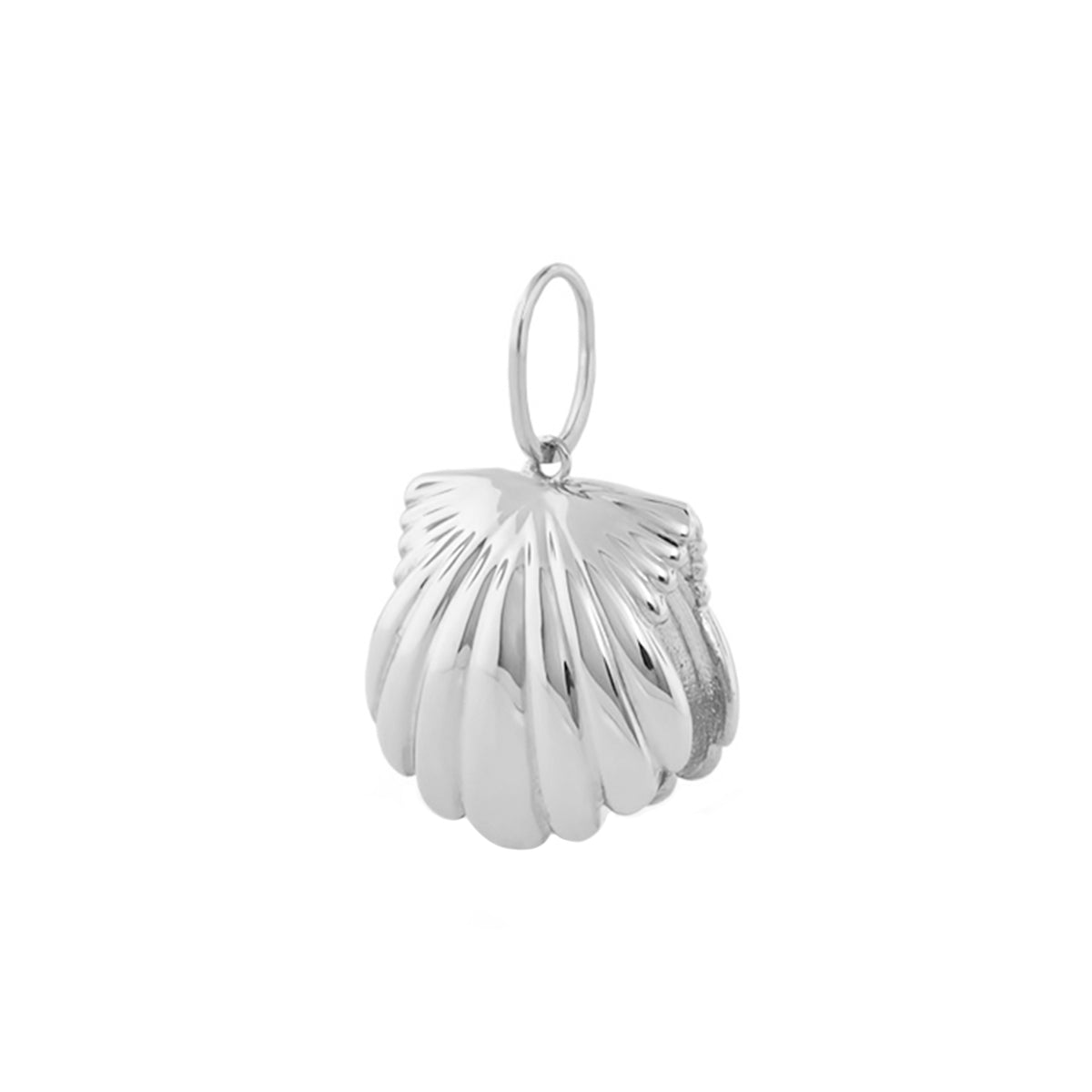 Eau Oyster Pendant necklace, sterling silver oyster shell charm by Lauren G Adams on Tampa Home & Garden Store