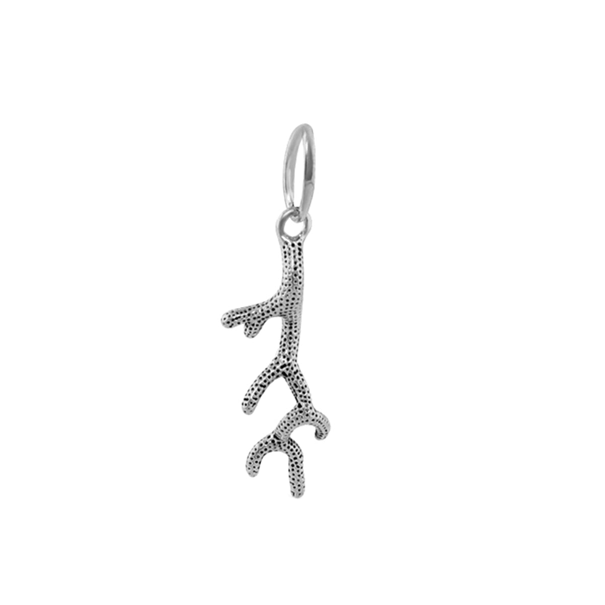 Eau Coral Pendant textured silver coral branch charm for Charms & Pendants on Tampa Home & Garden Store
