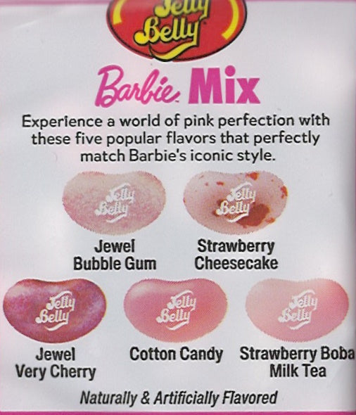 Jelly Belly Barbie Mix - 2.8 Ounce Grab & Go Bag - Tampa Home & Garden Store