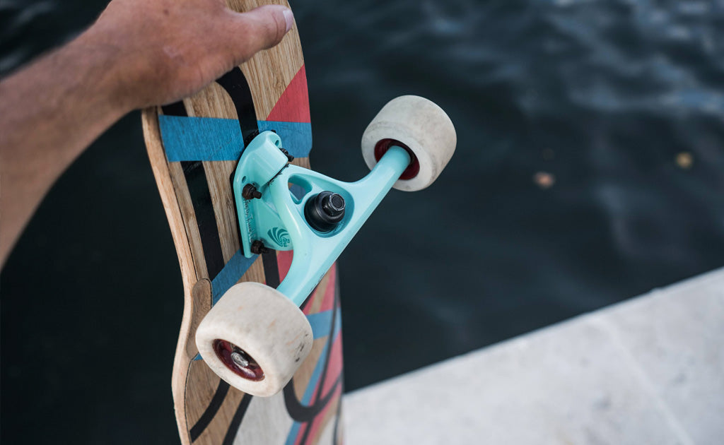 V3 180mm 50° longboard trucks Tiffany turquoise by Paris Truck Co on Tampa Home & Garden Store