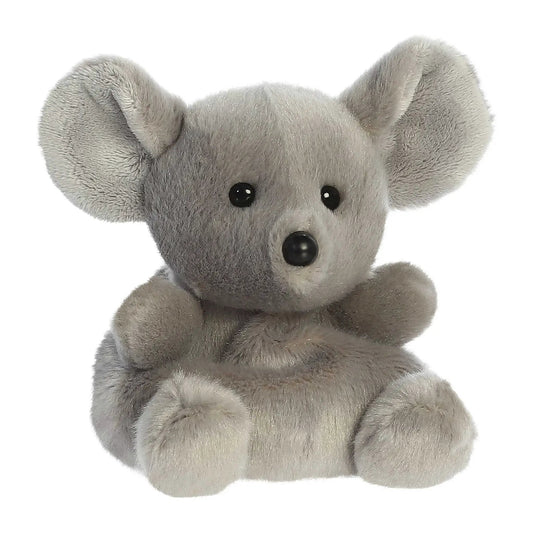 Chatty Mouse Palm Pal plush, gray mouse with large ears and black button eyes on Tampa Home & Garden Store