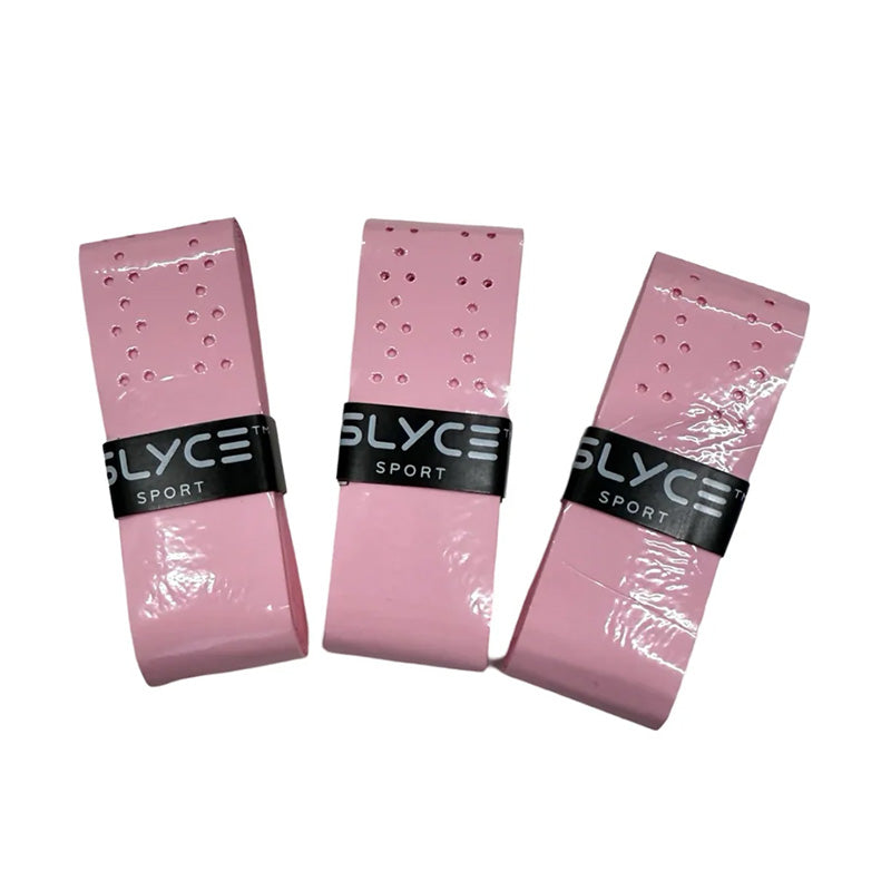 GRYPs Perforated Over Wraps Ultra Thin pickleball grips pink, 3-pack, Slyce Sport on Tampa Home & Garden Store
