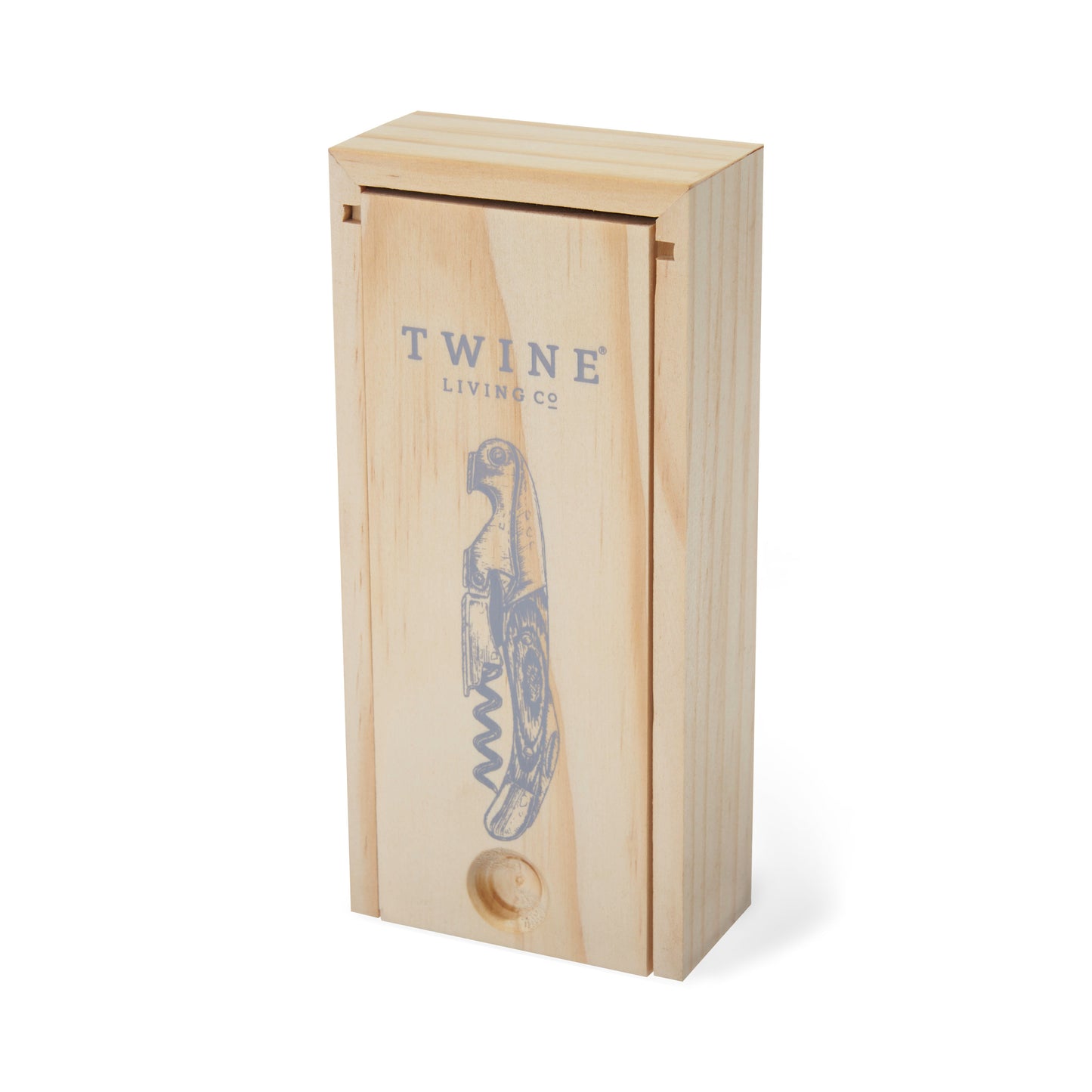 Wooden Handled Double Hinged Corkscrew and a Gift