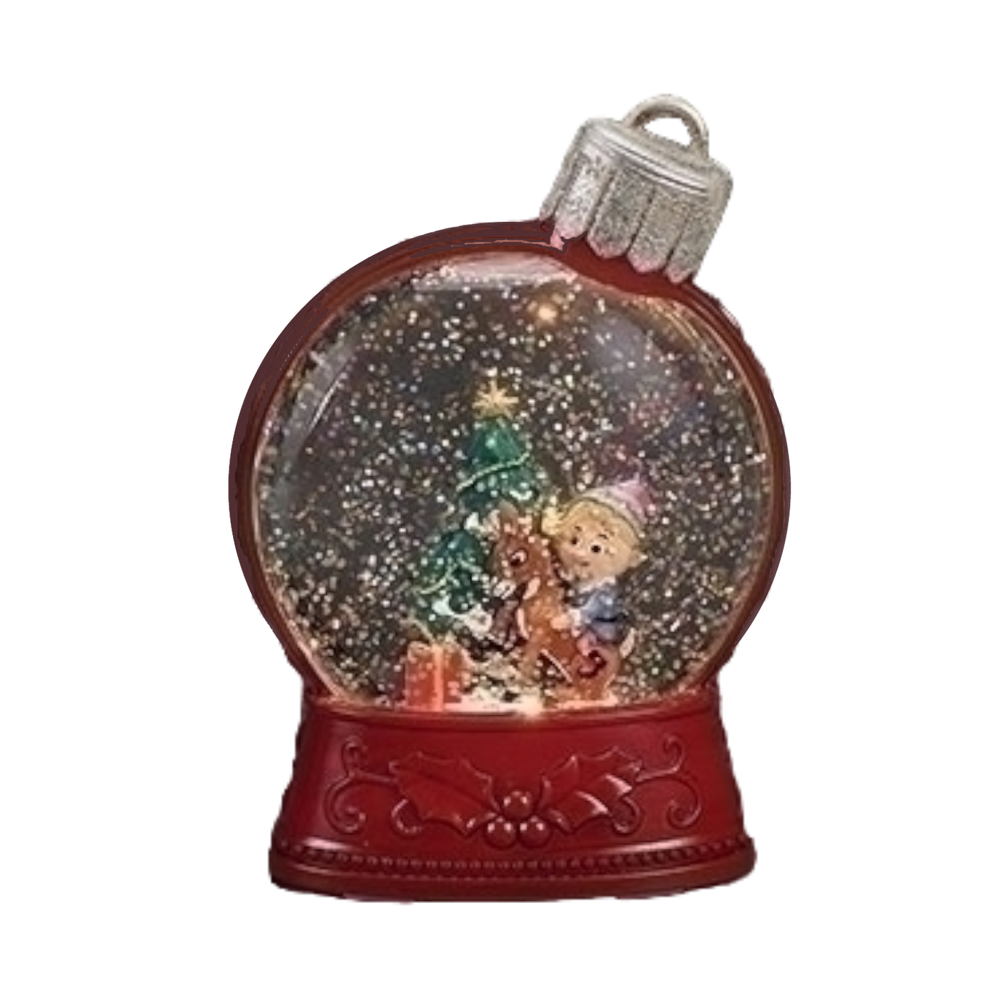 Adorno iluminado de Rudolph Shimmer - Hermie