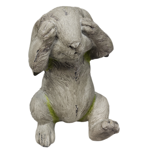 Adorable lapin de jardin de 18 cm -