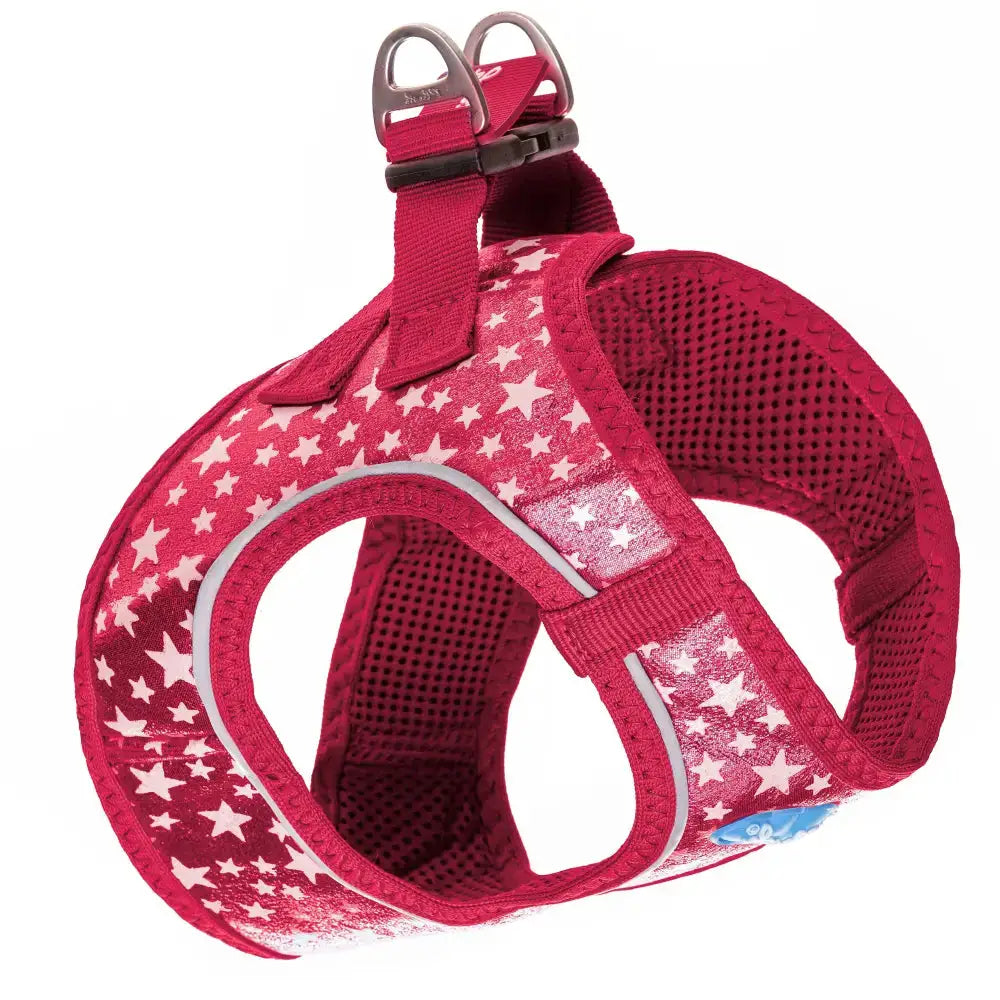 Plush Step In Glitter Glow Harness - Red - Tampa Home & Garden Store