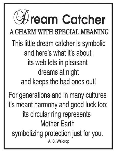 Pocket Dream Catcher Charm by The Country Christmas Loft, Charms & Pendants on Tampa Home & Garden Store