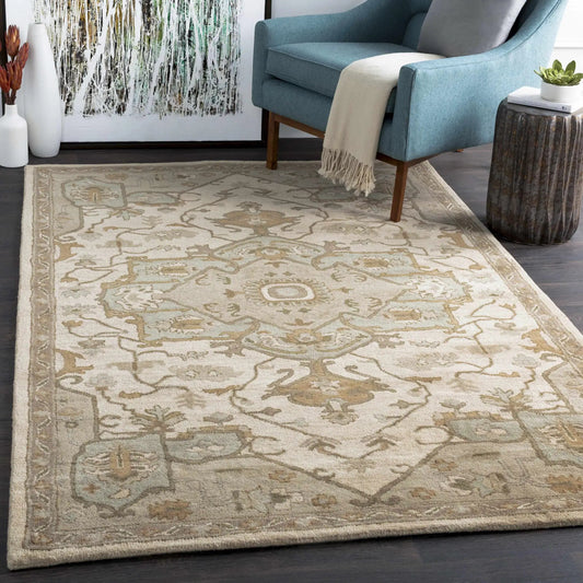 Broomfield Hand Tufted Sage Area Rug 1143