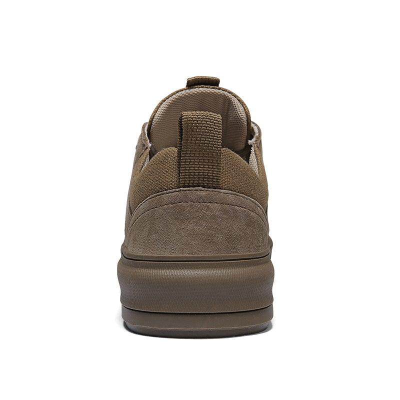Mens Comfortable Leather and the Lace Sneakers