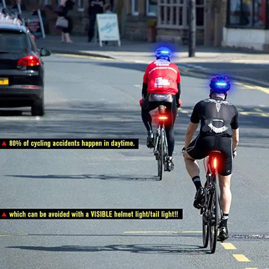 Stevvex USB rechargeable bike tail light with 5 modes, high visibility waterproof (2 bikes) on Tampa Home & Garden Store