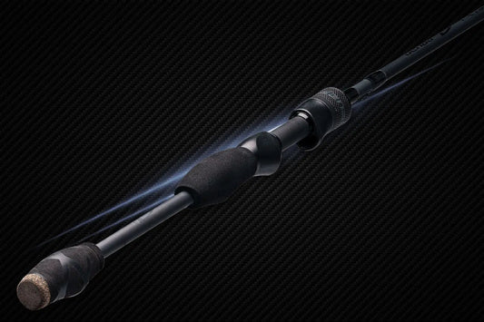Pryme Onyx Series freshwater fishing rod with dark graphite blank and foam grip on Tampa Home & Garden Store