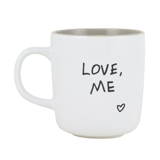 From Bother to Brother Now You Are My Friend Mug white with Love, Me text and heart on Tampa Home & Garden Store