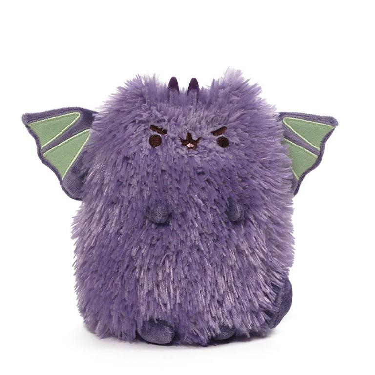 Pusheen Pip Dragon plush toy, purple fuzzy stuffed animal with green wing accents on Tampa Home & Garden Store