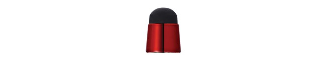 Tech3+ Stylus Top Accessory pair translucent red with black cap by A.T. Cross on Tampa Home & Garden Store