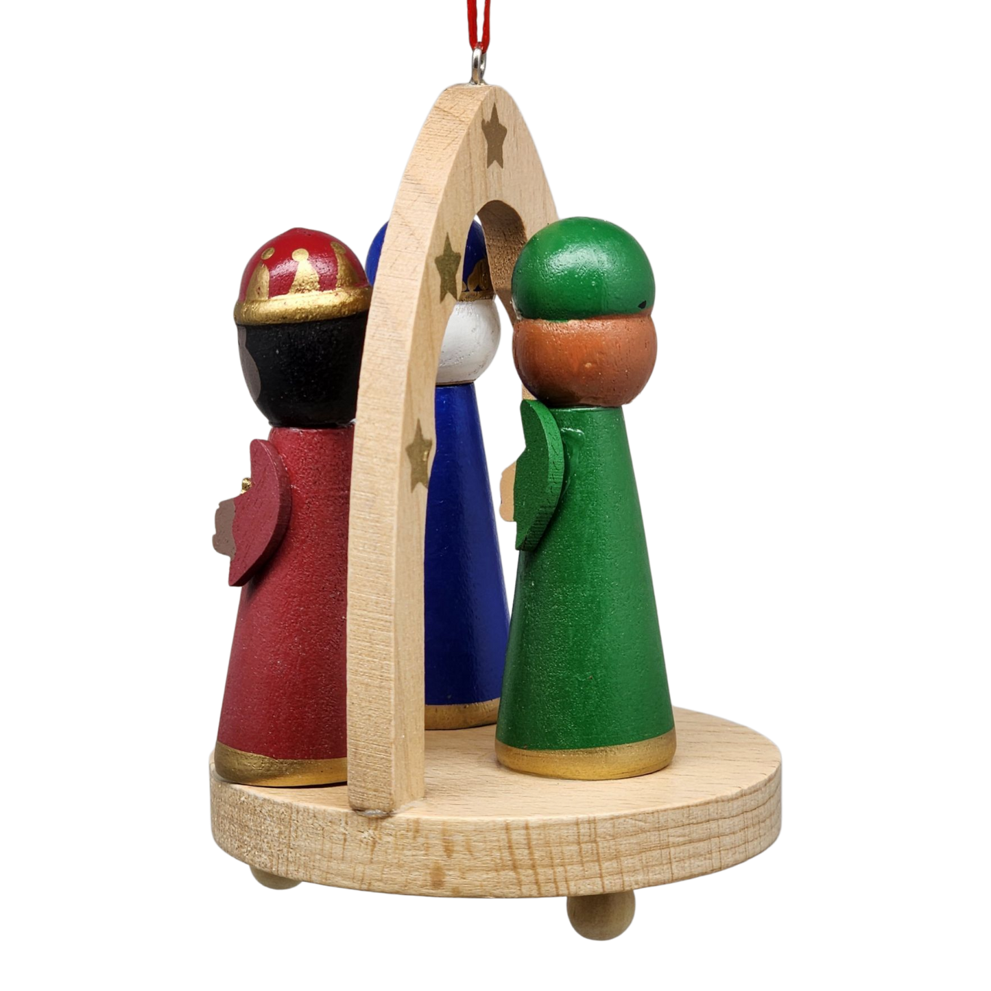 Adorno tríptico de los Tres Reyes Magos