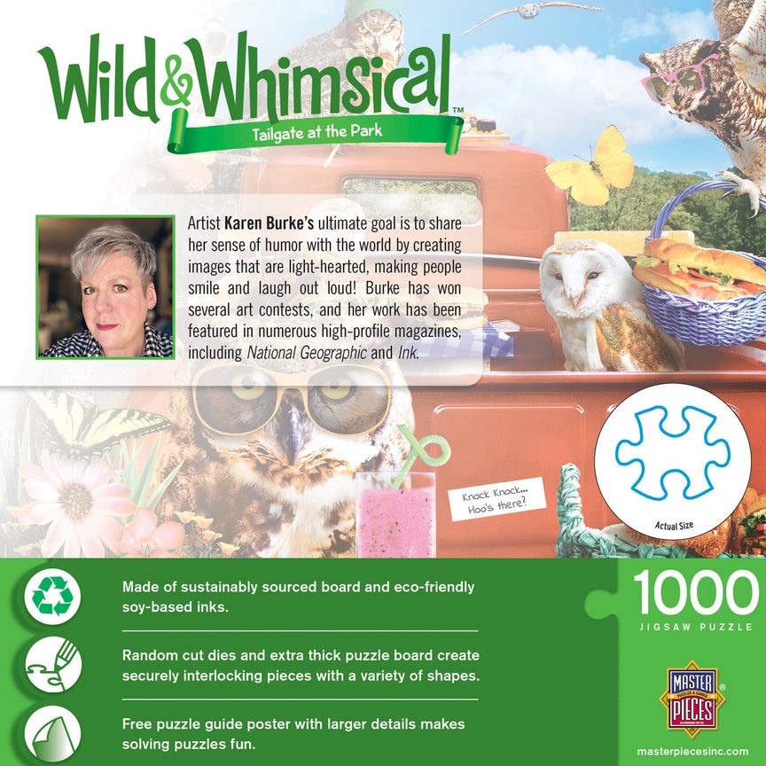 Wild And Whimsical - Tailgate At the Park 1000 Piece Puzzle