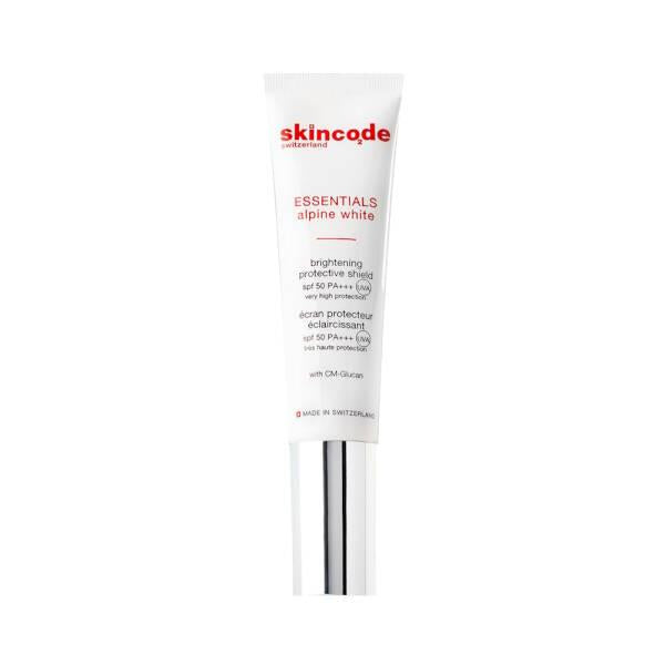 Sunscreen Skincode Brightening SPF50 cream 30ml white tube with red logo Beauty Care Bag on Tampa Home & Garden Store