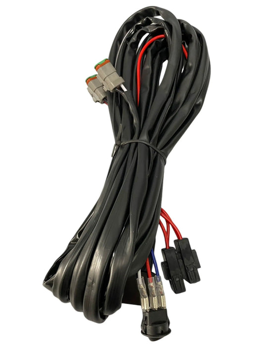 CB30 amber pod bundle wiring harness with gray connectors on Tampa Home & Garden Store
