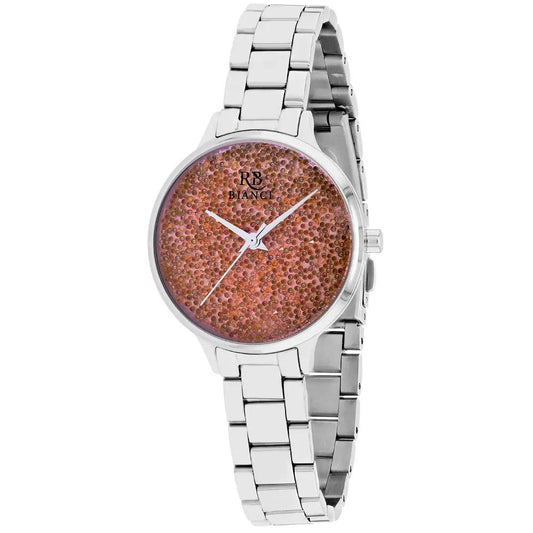 Roberto Bianci Gemma Women's Watch peach dial with silver bracelet on Tampa Home & Garden Store