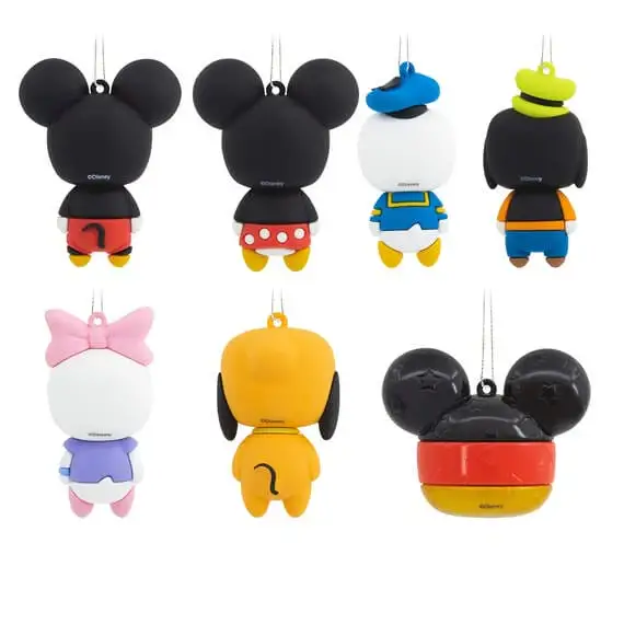 Mickey and Friends Mystery Ornament set: eight licensed Christmas ornaments in vibrant colors on Tampa Home & Garden Store