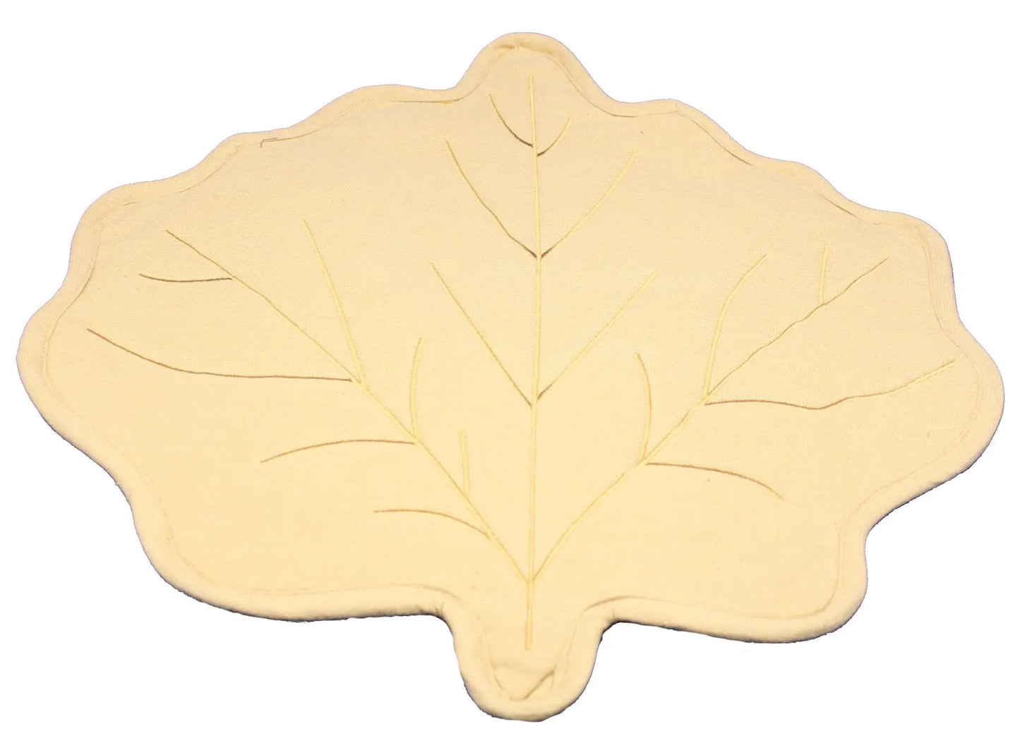Maple Leaf Placemat - Gold - Tampa Home & Garden Store