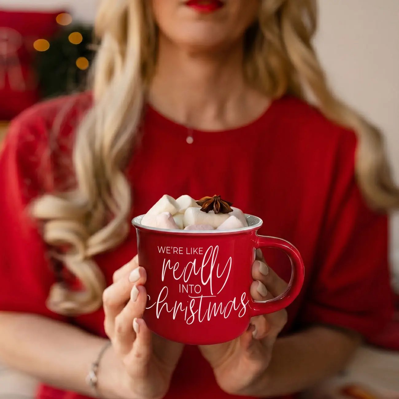 Taza muy navideña