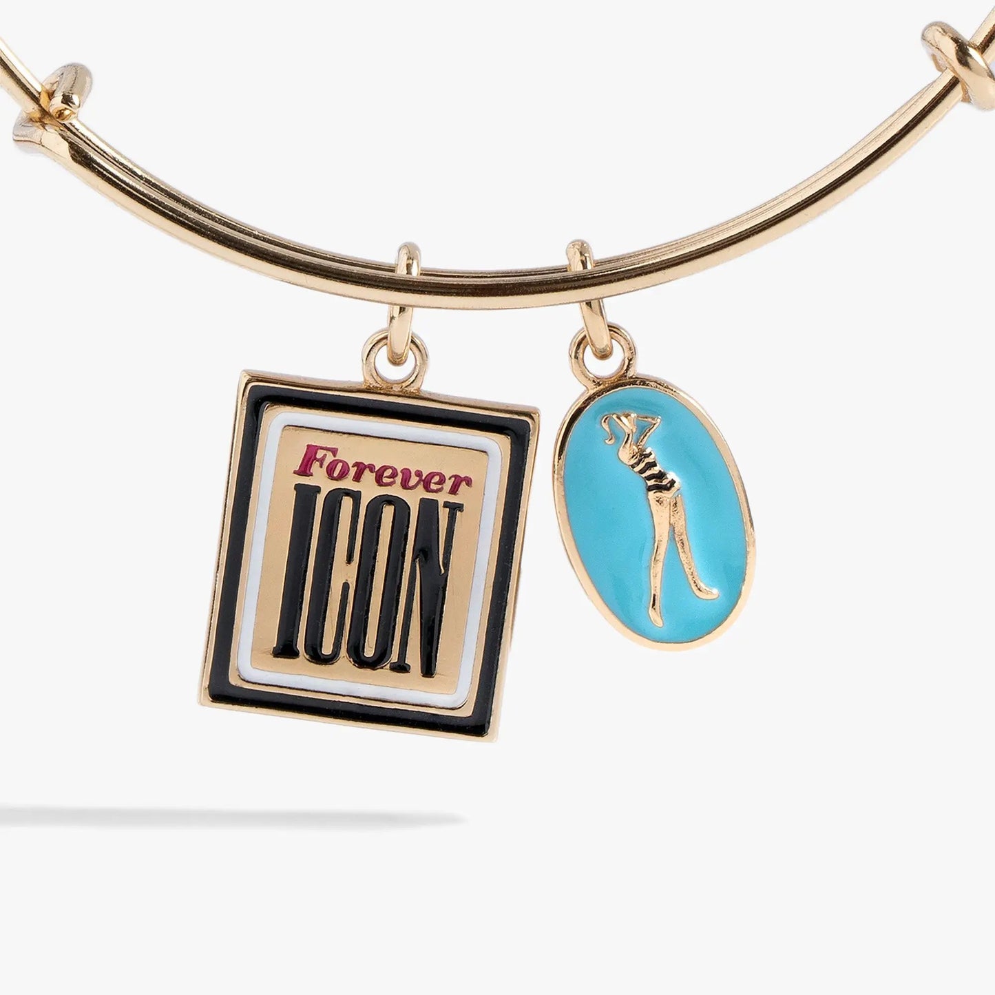 Retro Barbie Duo Charm Bangle With Forever Icon