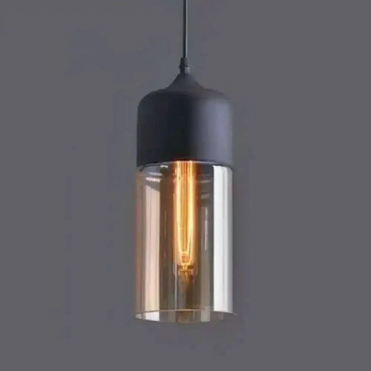 1 Light Pendant Lighting Retro Industrial Style Glass Pendant Ceiling Lights for Restaurant - Tampa Home & Garden Store