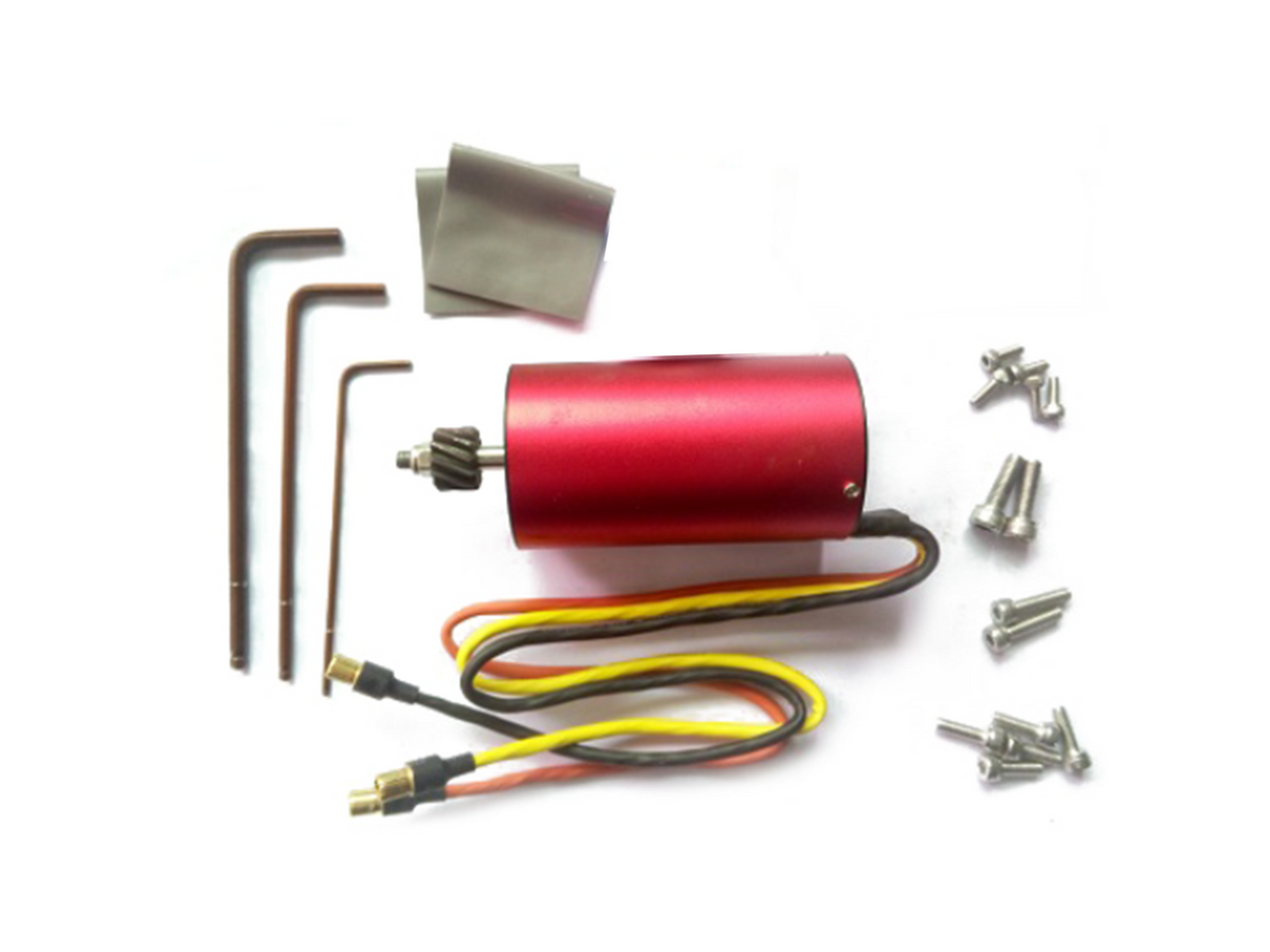 GRIP TECH TOOLS Nemo V2 angle grinder motor repair kit; red cylindrical motor with wiring and wrenches on Tampa Home & Garden Store