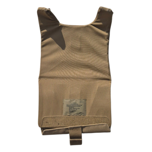 Fury28 USMC Plate Carrier Gen III Load Bearing Panel tan vest back view on Tampa Home & Garden Store