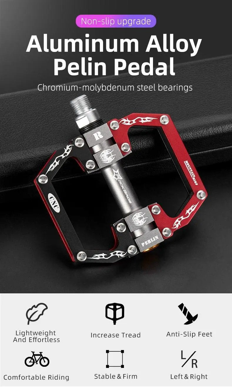 Aluminum Road Bike Pedals Anti Slip Flat Pedals