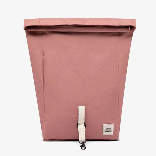 Roll Mini Backpack Dust Pink Lefrik USA with padded laptop sleeve and roll-top closure on Tampa Home & Garden Store
