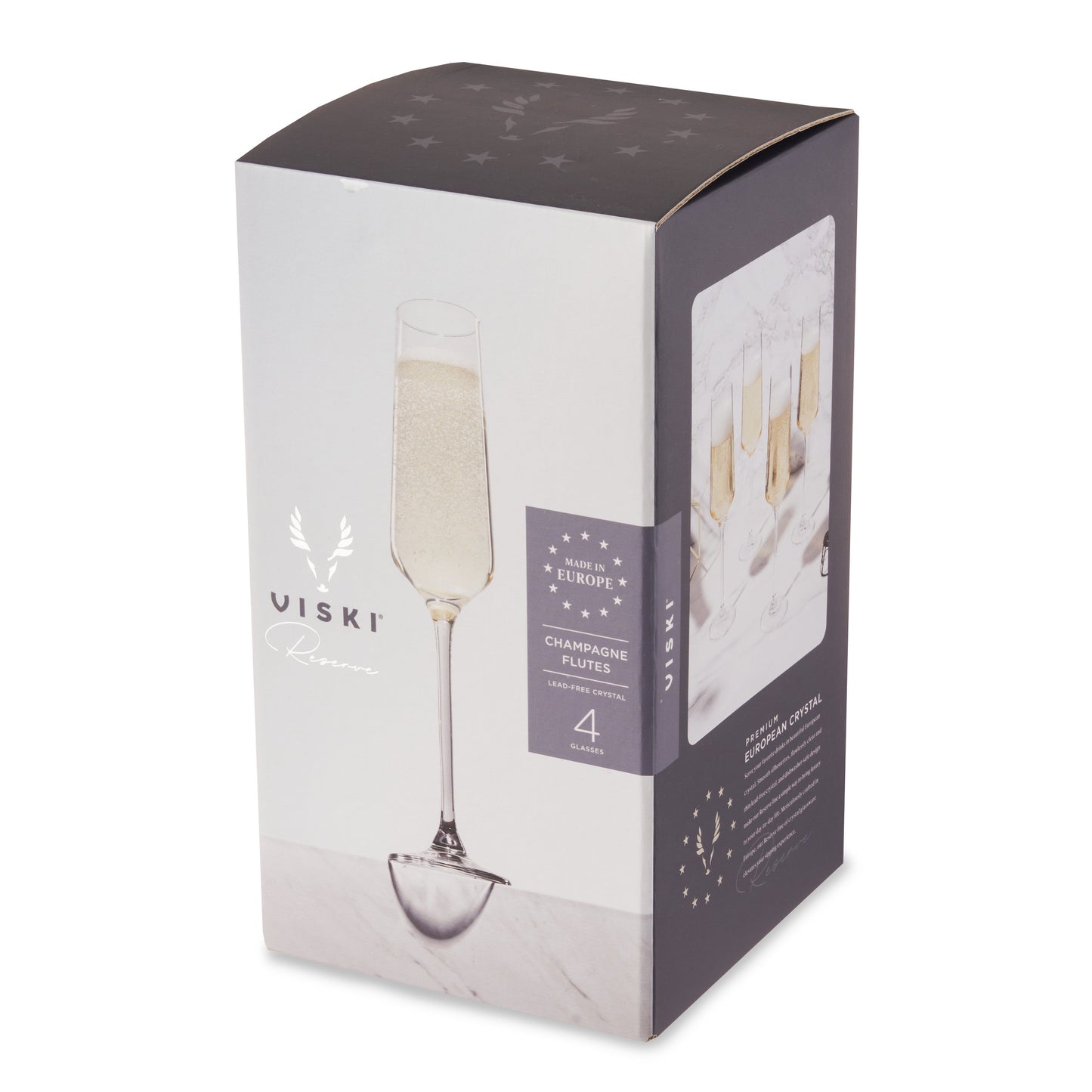 Reserve Inez Crystal and Champagne Flutes