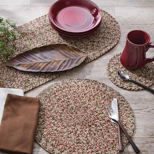 Spice Bin Braided Trivet Ginger Heat Resistant natural beige weave on Tampa Home & Garden Store