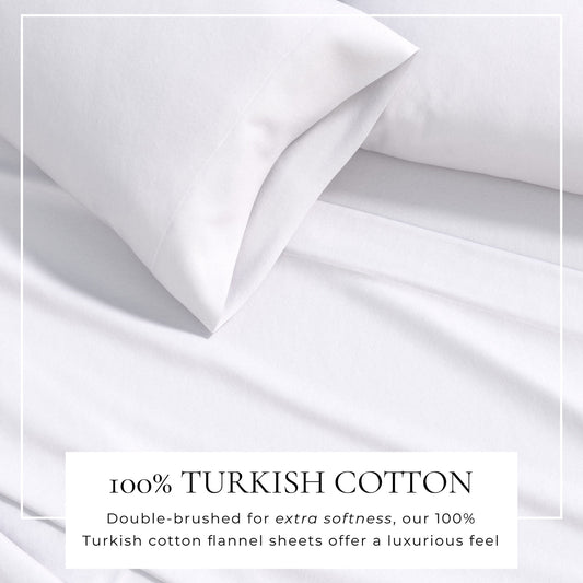 Soft and Natural Cotton Flannel Sheet Set