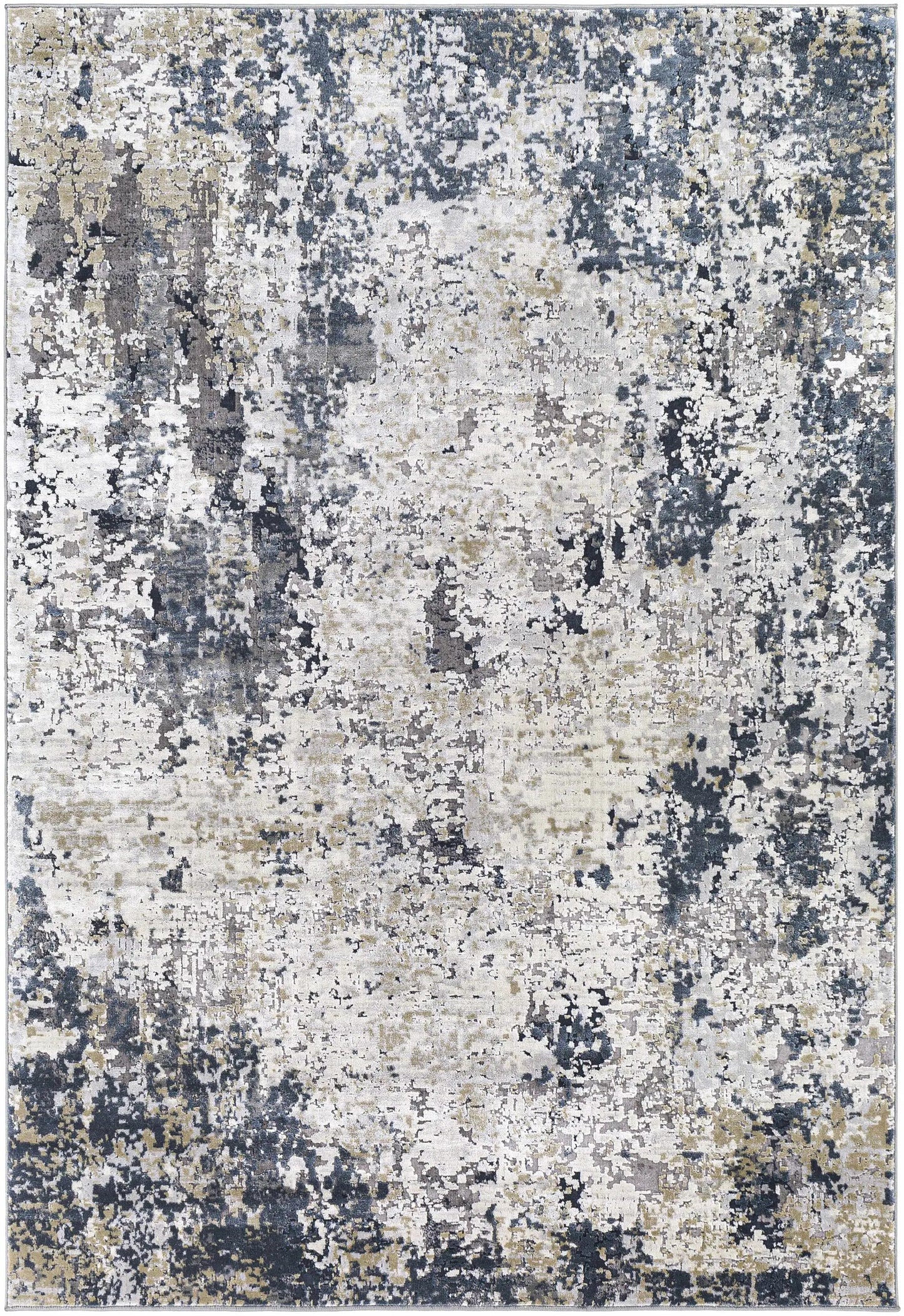 Rug Ryhill Textured Luxe Area Rug Charcoal with abstract gray beige pattern on Tampa Home & Garden Store