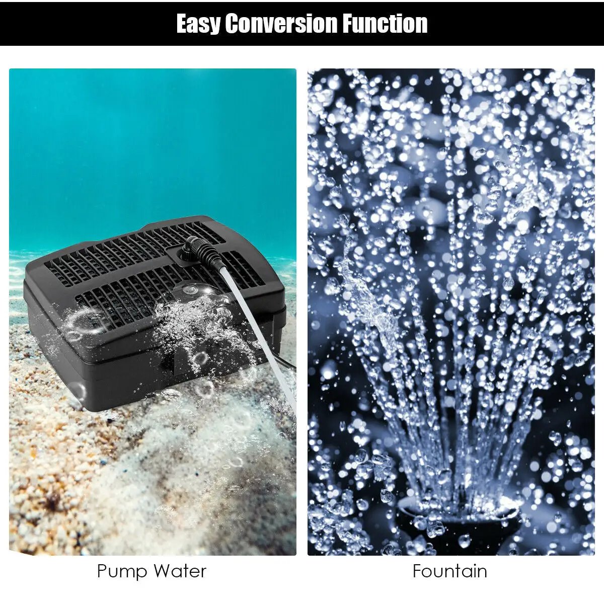 All-in-One 660 GPH Pond Filter Pump with Sterilizer and Fountain Jet - Tampa Home & Garden Store