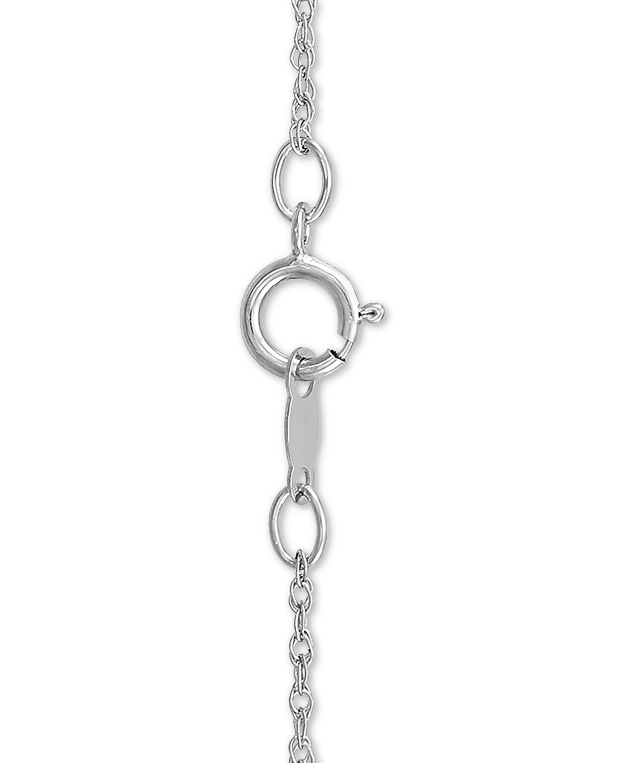 Sterling Silver Ruby And Sapphire Necklace
