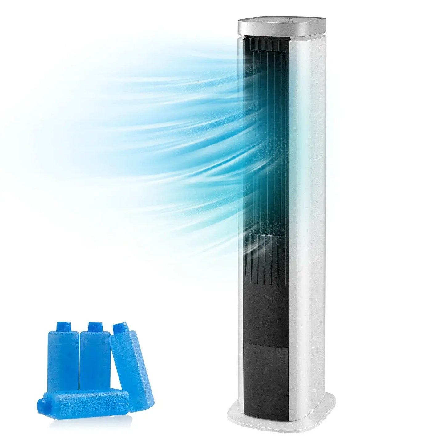 3-In-1 Portable Evaporative Air Cooler with Timer-White - Tampa Home & Garden Store