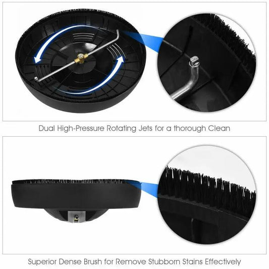 Surface cleaner attachment for pressure washer, 16-inch disc with dual high-pressure jets on Tampa Home & Garden Store