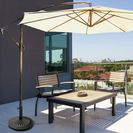 31.5 lbs Market Heavy-Duty Outdoor Stand Bronze Umbrella Base - Tampa Home & Garden Store