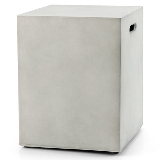 Propane Tank Cover Hideaway Table for Standard 20 Pounds Propane Tank-Gray - Tampa Home & Garden Store