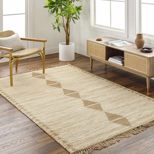 Marie Jute Rug Beige hand woven jute rug from the Marie collection Boutique Rugs on Tampa Home & Garden Store